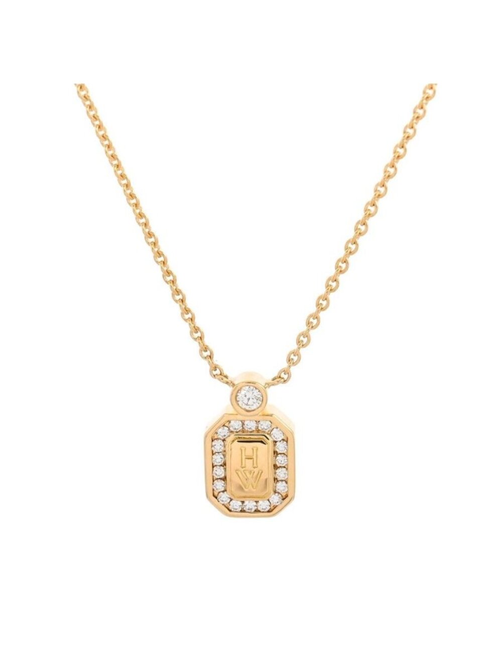 Harry Winston Necklace HW Logo